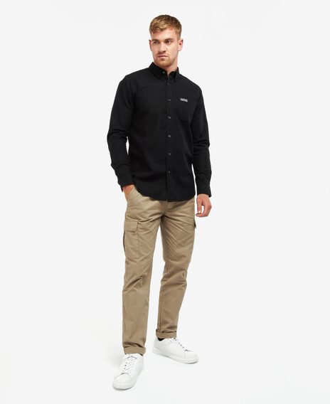 Barbour International Kinetic Tailored Shirt — Classic Black