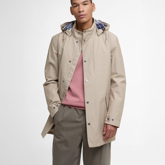 Barbour Chelsea Waterproof Mac — Washed Stone