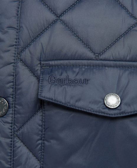 Barbour Newbie steppelt kabát — Navy