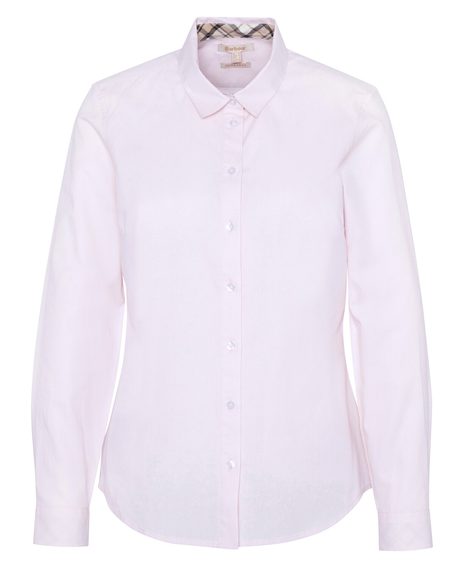 Barbour Derwent Regular Long-Sleeved Shirt — Pink