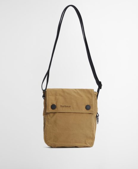 Barbour Transport Crossbody Bag — Golden Khaki