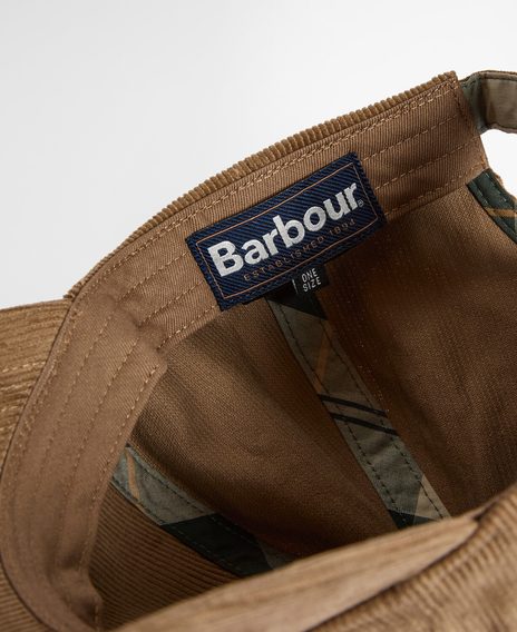 Barbour Bayfield Cord Cap — Beige