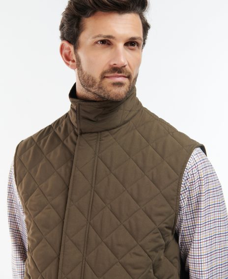 Barbour Shoveler Gilet — Dark Olive