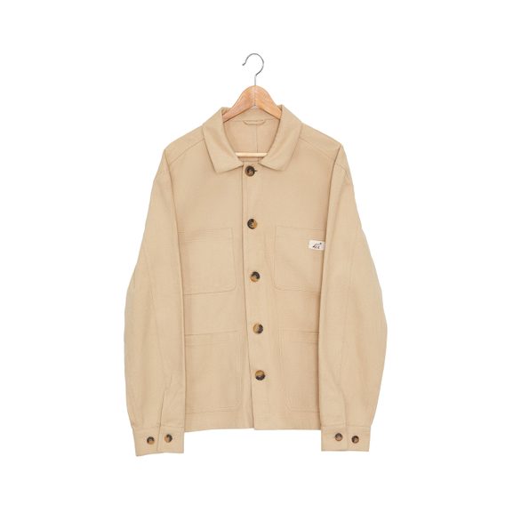 Worker Jacket with Pockets — Off White