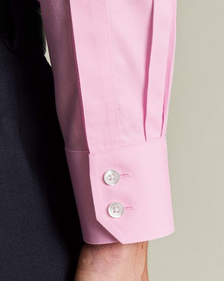 Charles Tyrwhitt Non-Iron Twill Shirt — Pink