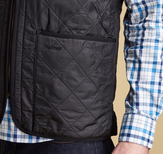 Barbour Polarquilt steppelt mellény - fekete