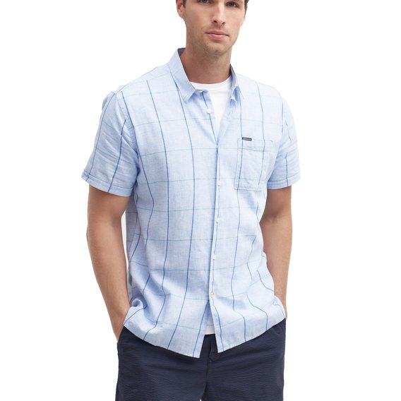 Barbour Swaledale Summer Fit Shirt — Blue