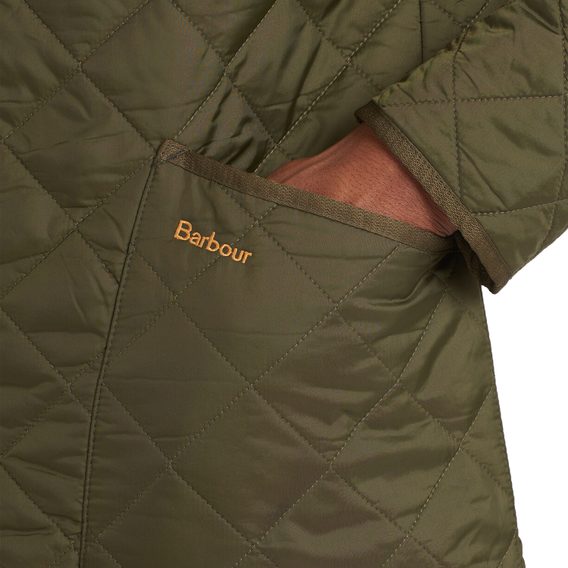 Barbour Heritage Liddesdale steppelt kabát — Olive