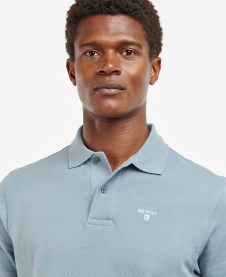 Barbour Sports Polo Shirt — Battleship