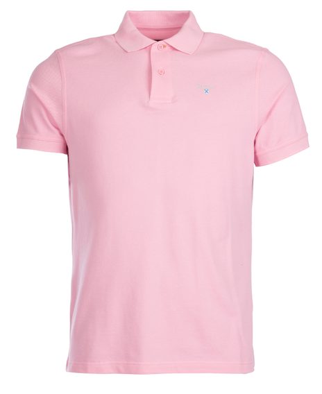 Barbour Sports Polo Shirt — Parfait Pink