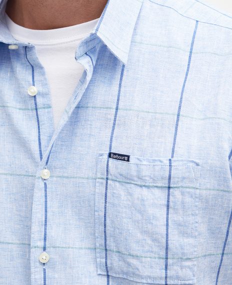 Barbour Swaledale Summer Fit Shirt — Blue