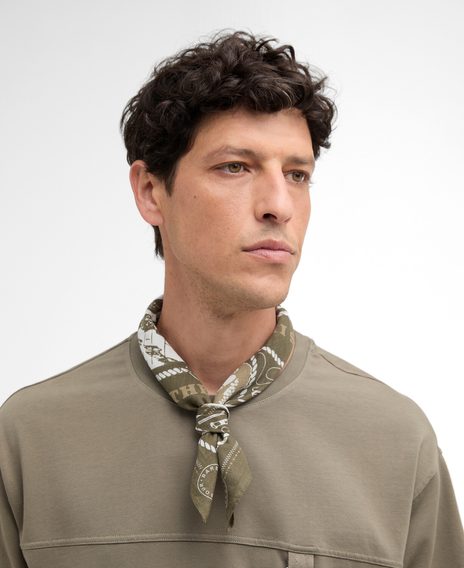 Barbour Heritage Bandana — Mid Olive