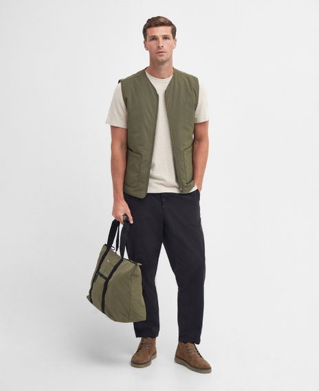 Barbour Harpen Padded Gilet — Olive