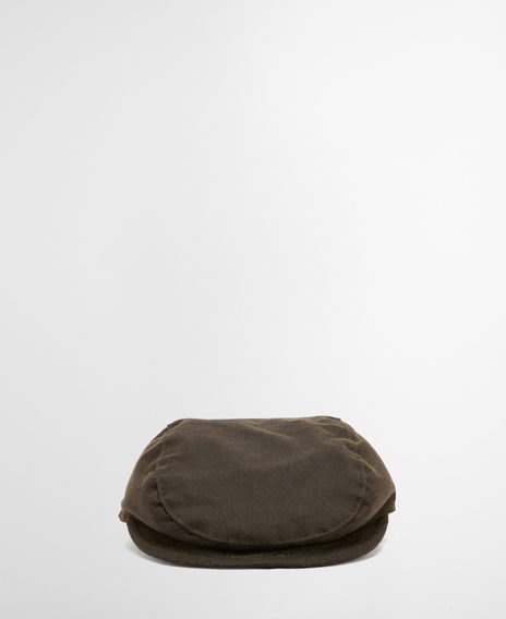 Barbour Dog Wax Flat Cap