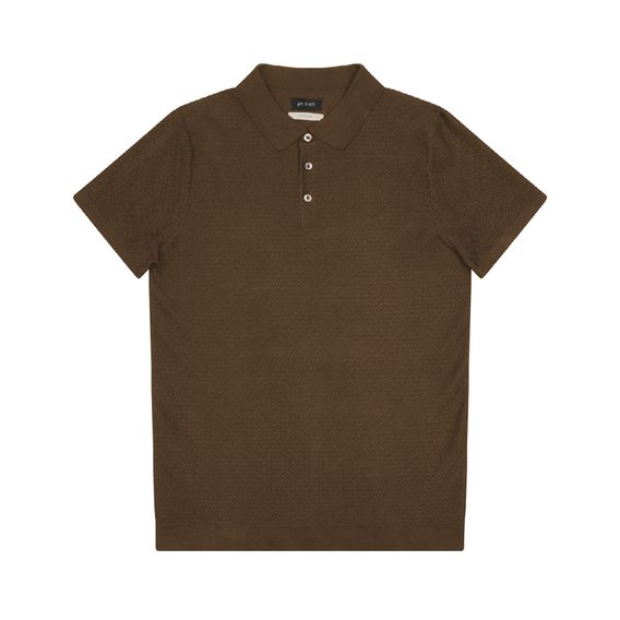 AT.P.CO — Cotton & Modal Polo Shirt