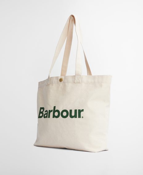 Barbour Logo Tote Bag