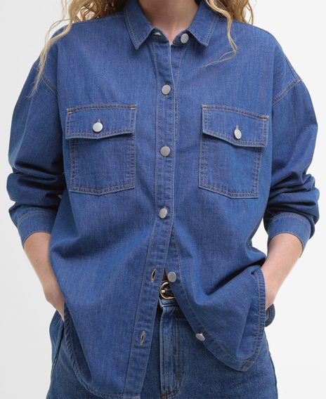 Barbour Woodrow Oversized Denim Shirt