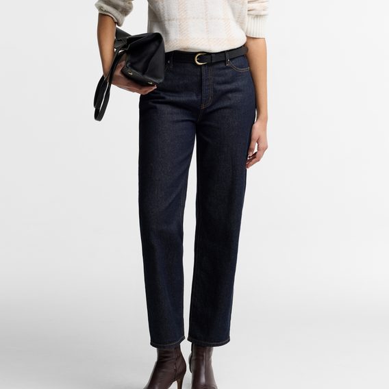 Barbour Adalyn High-Rise Jeans — Indigo