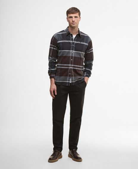 Barbour Iceloch Tailored Shirt — Midnight Oak Tartan