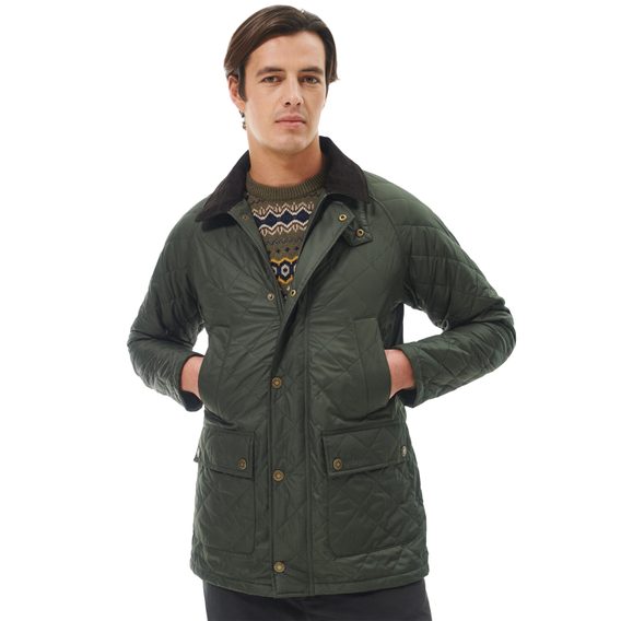 Barbour Ashby Polarquilt kabát — Sage