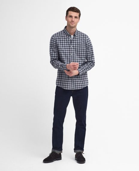Barbour Lomond Tailored Shirt — Blue Granite