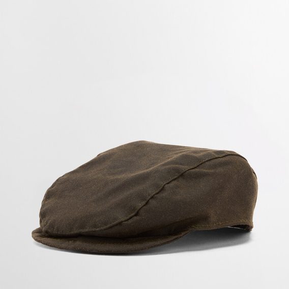 Barbour Dog Wax Flat Cap