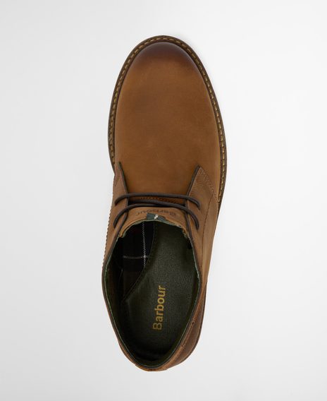 Barbour Readhead Chukka Boots — Cognac