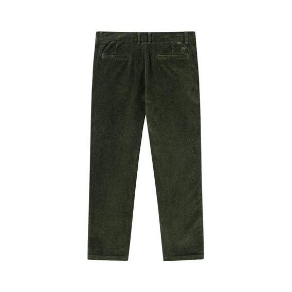 KnowledgeCotton Apparel Corduroy Chino Pants — Forest Night