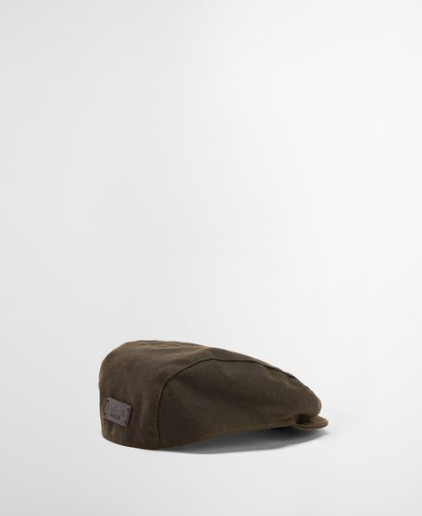 Barbour Dog Wax Flat Cap