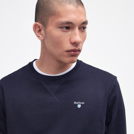 Barbour Ridsdale Crew-Neck pulóver — Navy