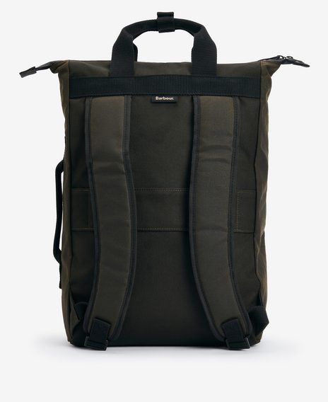 Barbour Field Wax Backpack — Olive