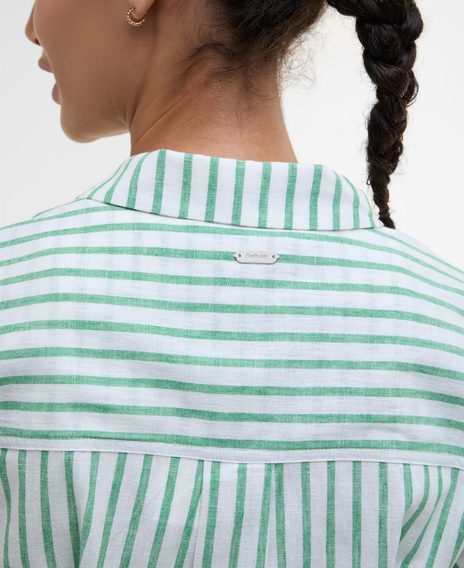 Barbour Abby Striped Midi Dress