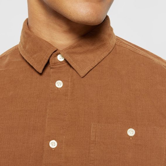 KnowledgeCotton Apparel — Regular Fit Corduroy Shirt