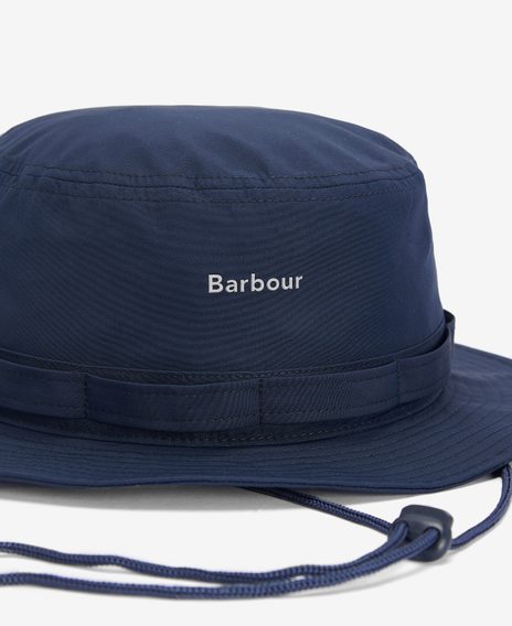 Barbour Teesdale Showerproof Bucket Hat — Classic Navy