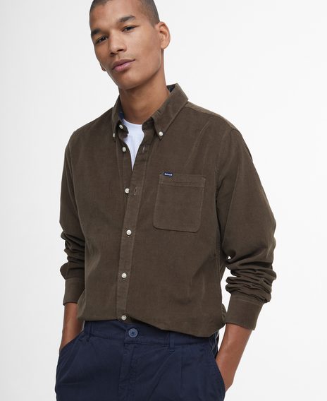 Barbour Ramsey Tailored Shirt — Brown