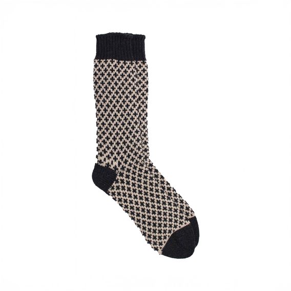 Pedemeia Socks Fleur-De-Lis Cashmere — Grey