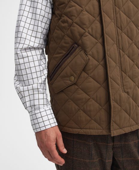 Barbour Shoveler Gilet — Washed Ochre