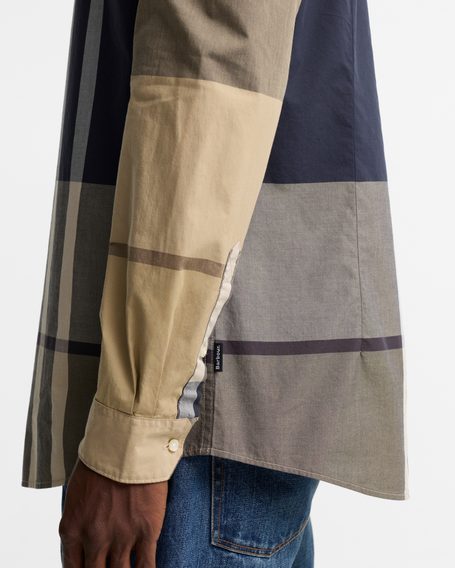 Barbour Oversized Tartan Dunoon Tailored Shirt — Birchwood Dress Tartan