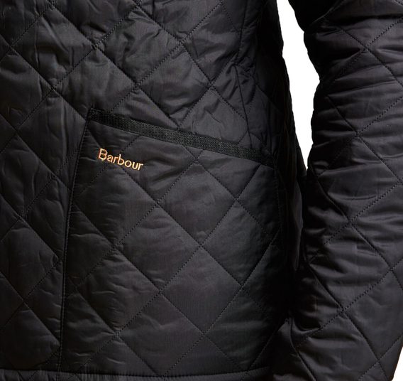 Barbour Heritage Liddesdale Quilted Jacket — Black