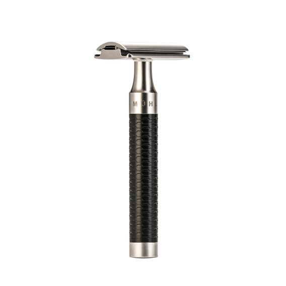 Mühle ROCCA R96 borotva zárt fejjel (klasszikus / fekete rozsdamentes acél)