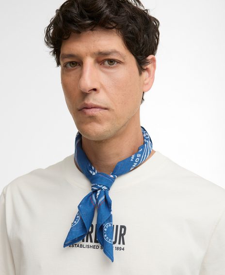 Barbour Heritage Bandana — Sailboat Blue