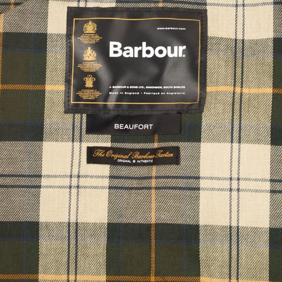 Barbour Beaufort Wax Jacket — Sage