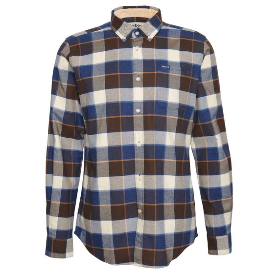Barbour Valley Tailored Shirt — Ecru