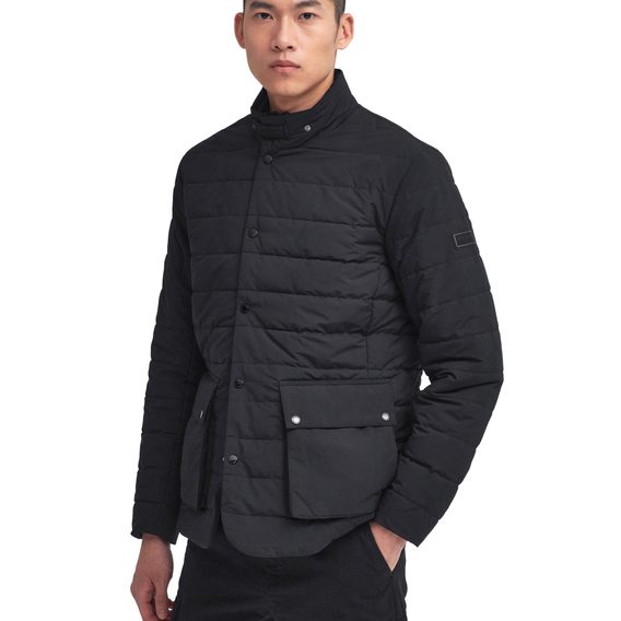 Barbour International Fleetham Puffer Jacket — Black