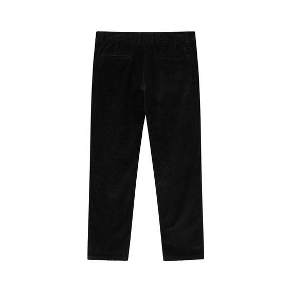 KnowledgeCotton Apparel Corduroy Chino Pants — Black Jet