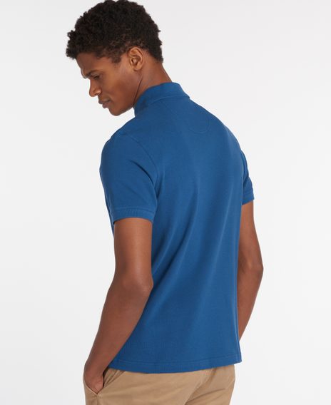 Barbour Sports Polo Shirt — Marine Blue