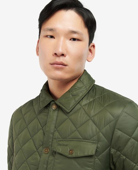 Barbour Newbie steppelt kabát — Olive