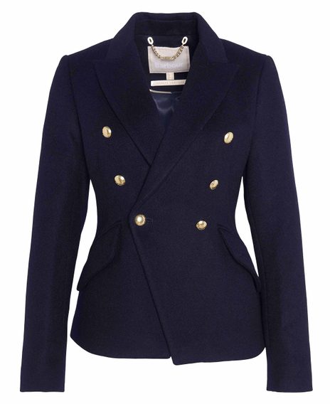 Barbour Darly Military Blazer — Navy