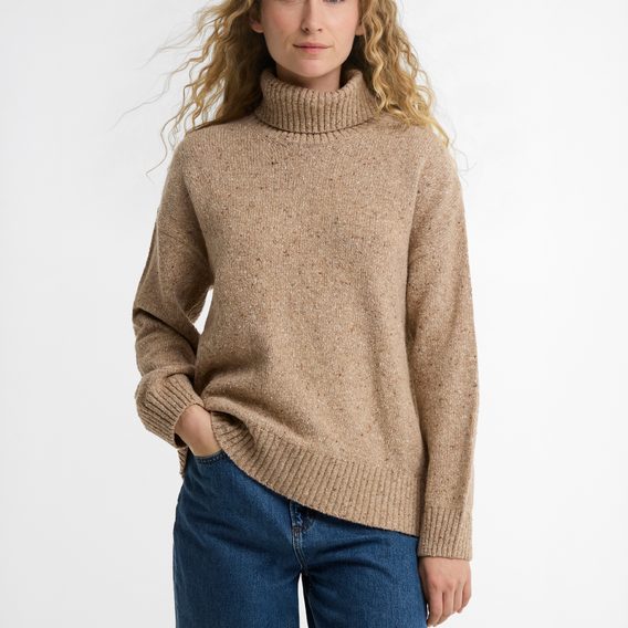 Barbour Stanford Fleck Rollneck Wool Jumper — Warm Trench