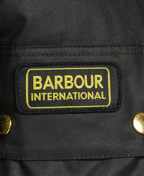 Barbour International Original Waxed Jacket — Sage